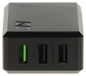 Alimentator USB 30W 3 porturi Quick Charge 3.0 Green Cell