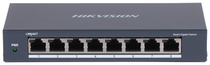 Switch 8 port gigabit Hikvision DS-3E1508-EI CU cu management