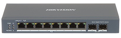 SWITCH POE DS 3E1510P SI 8 PORTOWY SFP Hikvision
