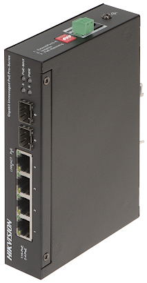SWITCH POE DS 3T0506HP E HS 4 PORTOWY SFP Hikvision