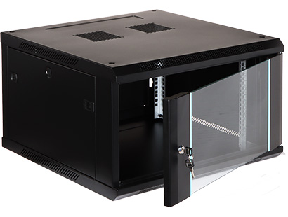 Cabinet rack wallmount 9U 600X600 Eprado ușă sticlă sarcină max. 60kg