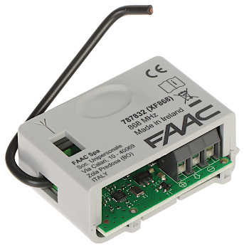 Kit acționare porți batante FAAC Alfa-Short 230V 3500N, max. 2x1.8m + fotocelule,controller și telecomandă