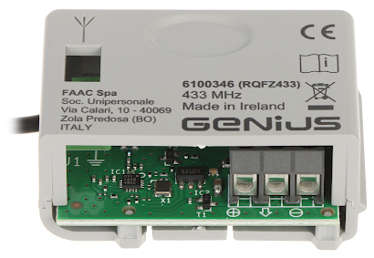 Controller wireless pentru porți garaj GENIUS-XF433 Wi-Fi, Tuya Smart