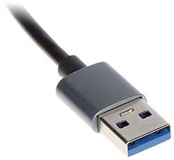 Hub 4 porturi USB 3.0 H1208A intrare cablu 18 cm USB-C