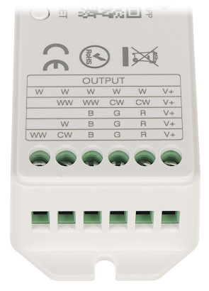 Controller iluminat LED-RGBW-WC/WIFI  2.4 GHz, RGBCCT (RGBWW) 12...24 V DC MiBOXER / Mi-Light