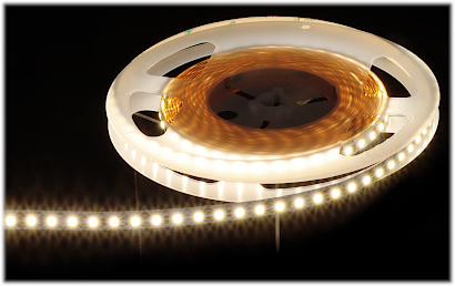 Banda LED 12VDC 9.6W/m alb neutru - 4000 K, 120 LED/m , Lungime 5 m, Flux luminos: 840 lm ... 1020 lm