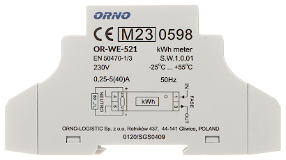 Contor electric modular OR-WE-521 monofazat ORNO