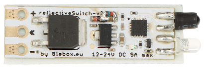 Controller aprindere LED la mișcare REFLECTIVE-SWITCH Blebox 12...24 V DC