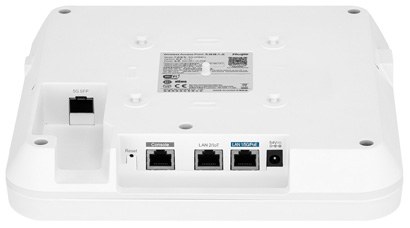 ACCESS POINT RG-AP840-L Wi-Fi 6, SFP 2.4 GHz, 5 GHz, 547 Mbps + 4804 Mbps REYEE