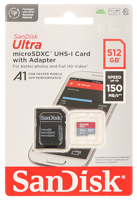 KARTA PAMI CI SD MICRO 10 512 SANDISK microSD UHS I SDXC 512 GB SANDISK