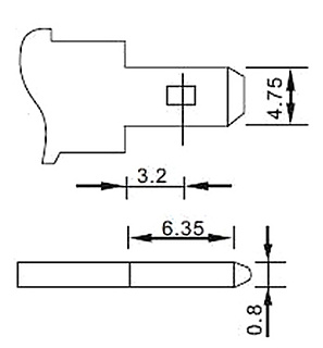 Acumulator 24V/7Ah AGM megaBAT T1-FASTON187 101x188x102mm