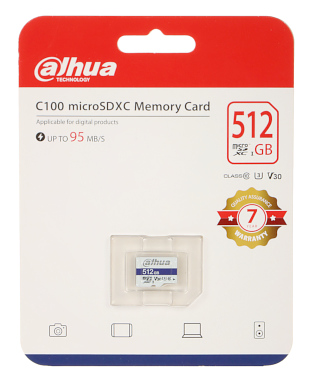 CARD DE MEMORIE TF-C100/512GB microSD UHS-I, SDXC 512 GB DAHUA
