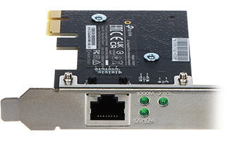 KARTA SIECIOWA ETHERNET PCIE TL TX201 2 5 Gigabit Ethernet TP LINK