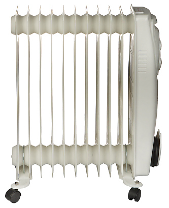 Calorifer/radiator electric UniTerm 11 elementi, 2 trepte putere, 2500W, alb