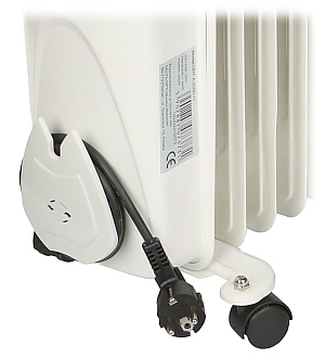 Calorifer/radiator electric UniTerm 11 elementi, 2 trepte putere, 2500W, alb