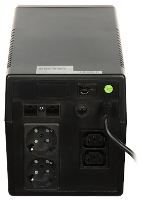 UPS birou cu LCD 1000VA/600W Green Cell acumulator 2x12V/7Ah