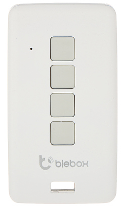 Telecomandă 2.4Ghz 4 canale cu vibrații feedback UREMOTE-PRO Blebox albă