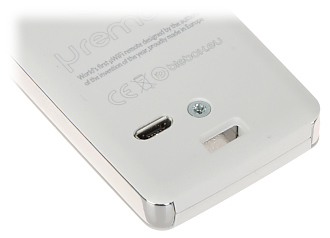 Telecomandă 2.4Ghz 4 canale cu vibrații feedback UREMOTE-PRO Blebox albă
