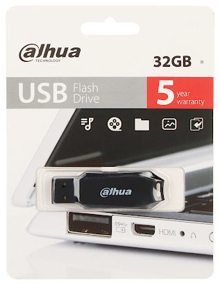 PENDRIVE USB U176 20 32G 32 GB USB 2 0 DAHUA