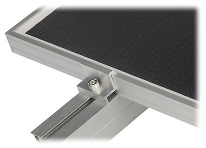 Suport/clemă capat aluminiu pentru panouri solare 50x33x27 mm