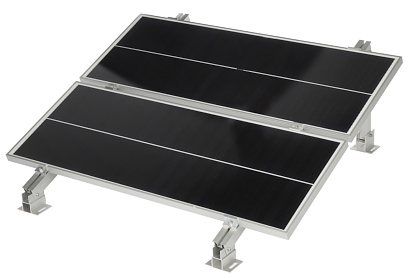 Suport/clemă capat aluminiu pentru panouri solare 50x33x27 mm