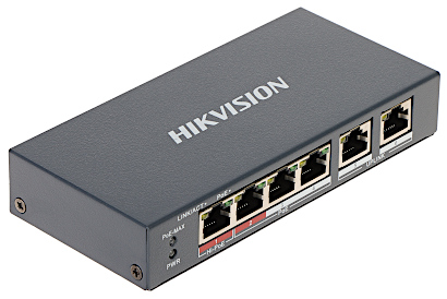 SWITCH POE DS 3E1106HP EI 4 PORTOWY Hikvision