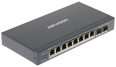 SWITCH POE DS 3E1510P SI 8 PORTOWY SFP Hikvision