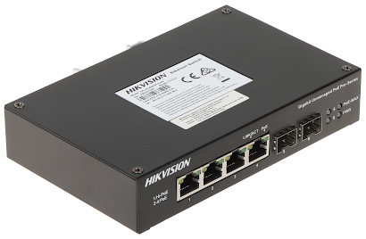 SWITCH POE DS 3T0506HP E HS 4 PORTOWY SFP Hikvision