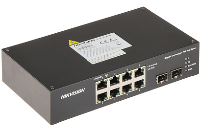 SWITCH POE DS 3T0510HP E HS 8 PORTOWY SFP Hikvision