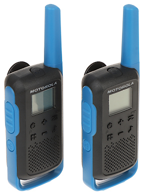 ZESTAW 2 RADIOTELEFON W PMR MOTOROLA T62 BLUE 446 1 MHz 446 2 MHz