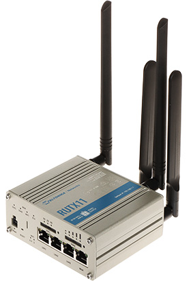 PUNKT DOST POWY 4G LTE ROUTER RUTX11 Dual SIM Bluetooth BLE Wi Fi 5 2 4 GHz 5 GHz 867 Mb s Teltonika